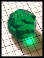 Dice : Dice - DM Collection - Armory Green Transparent 1-0 Plus Minus - Ebay Sept 2011